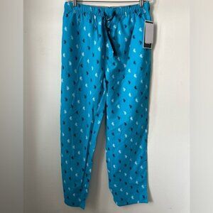 U.S Polo Assn‎ Blue Plaid Elastic Drawstring Pyjama Pants